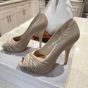 Zara Elegant Beige Heels